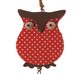 Wooden Owl - Hanging Bells