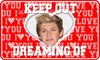 Teen Idol - One Direction (Niall) Door Sign Dreaming Of