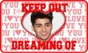 Teen Idol - One Direction (Zayn) Door Sign Dreaming Of